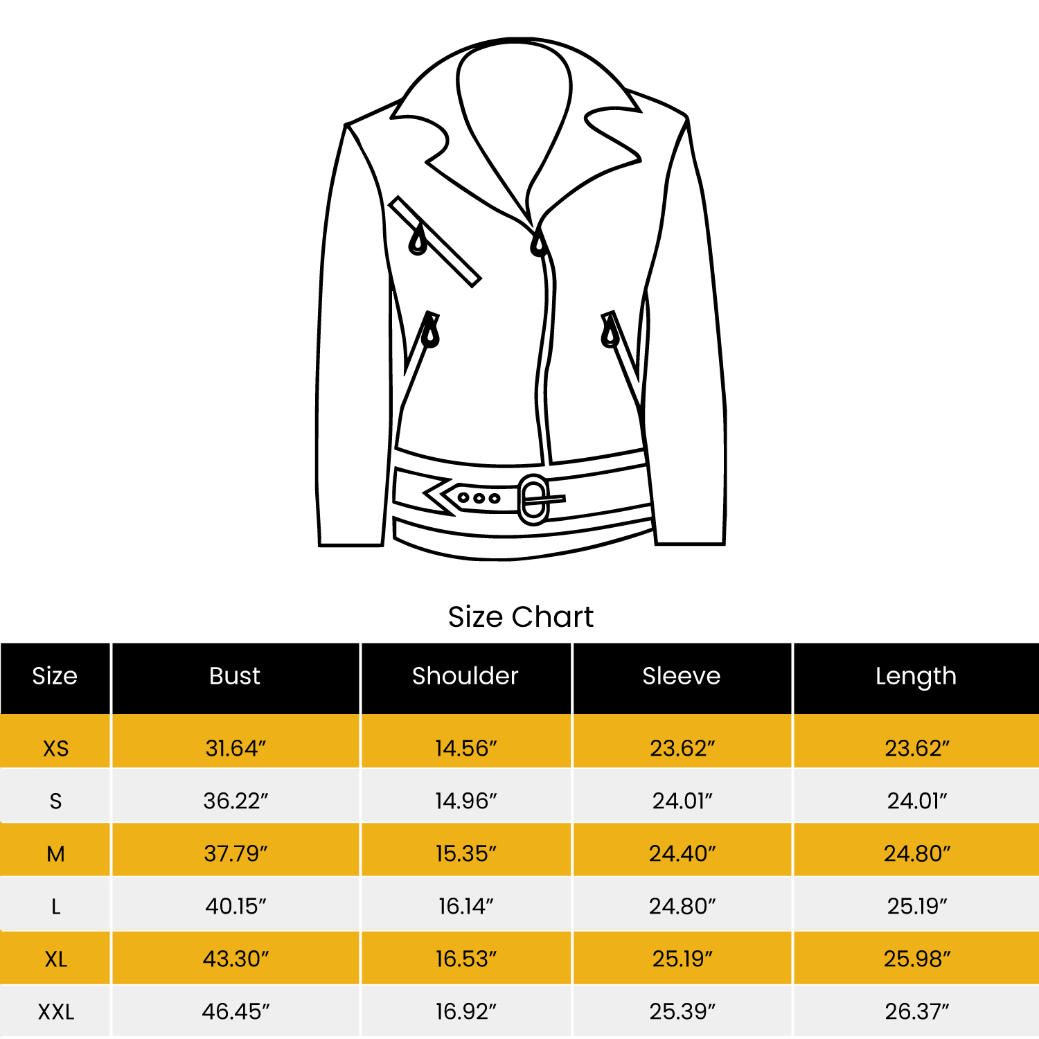 women size chart